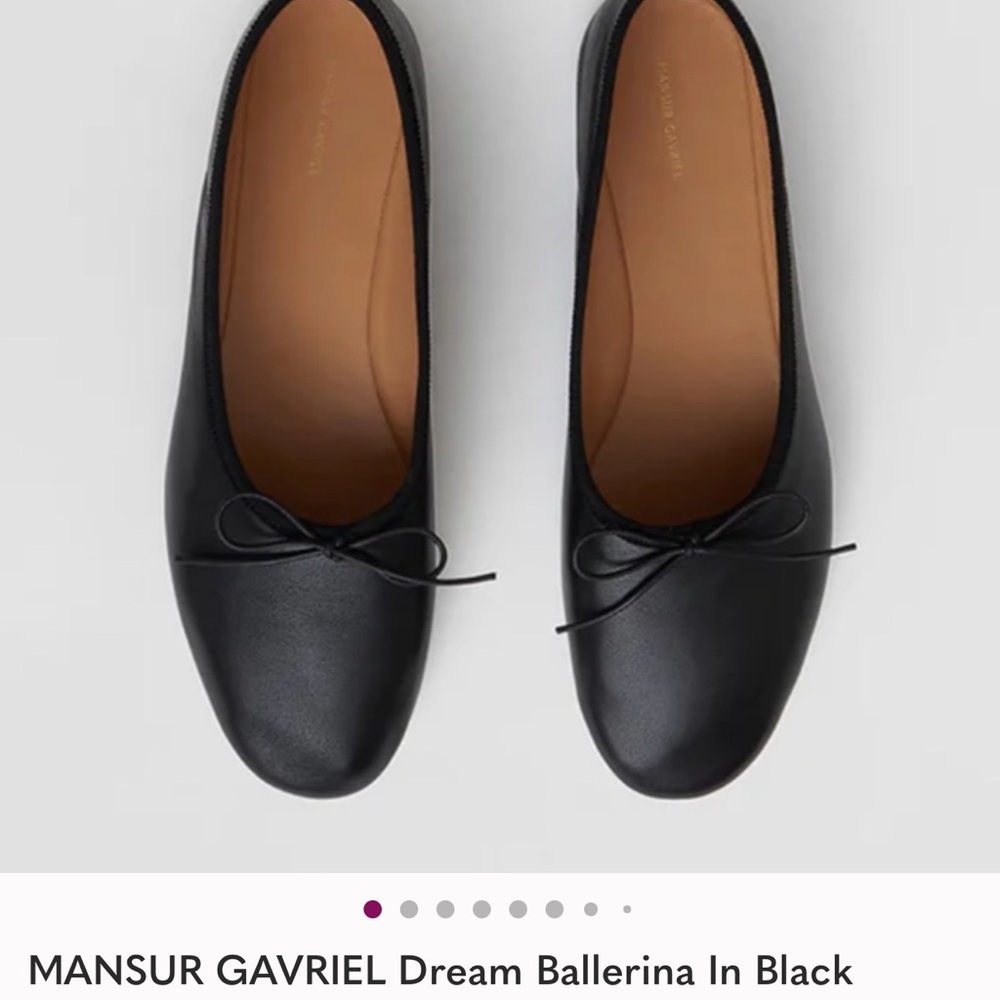 MANSUR GAVRIEL Dream Ballerina In Black SZ 38